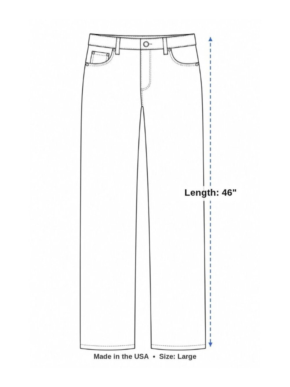 Black Leather Motorcycle Chaps With Adjustable Waist & Brass Details Made In USA - Picture 8 of 9